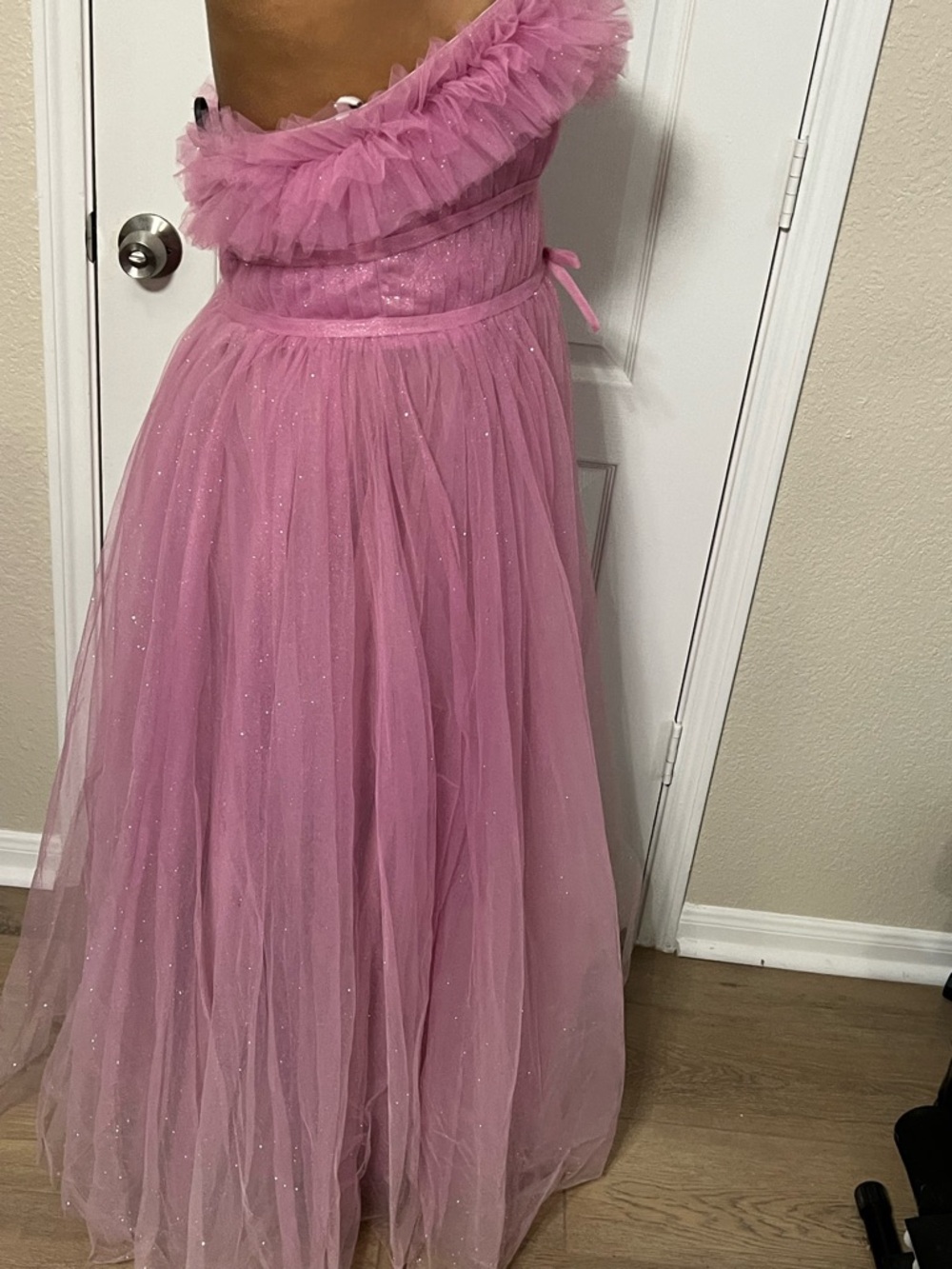 Mac Duggal Pink Ombré Barbie Princess Prom Dress 14 - Picture 10 of 10